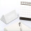(Black) LED Alarm Clock Creative Simple White Light Voice Control Temperature Display Calendar Wooden Clock 9