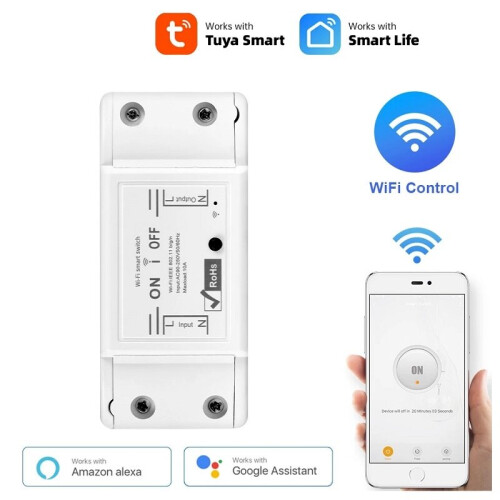 Smart Wifi Wireless Switch LED Light Breaker APP Control Switch Work with Alexa Google Assistant IFTTT 2