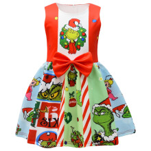 (Style 01, 2-3Years) Kids Girl Grinch Party Custome Princess Dresses UK