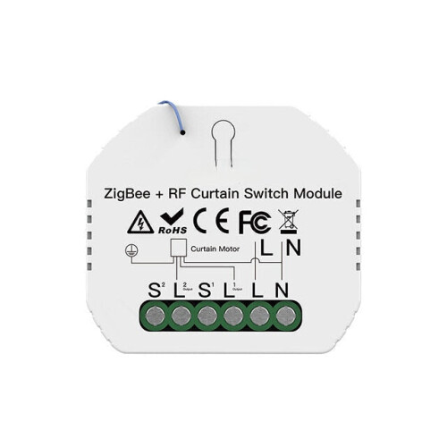 (#1) Smart Curtain Switch Module Motorized Roller Shutter Blinds Motor 2MQTT Tuya Smart APP Alexa Google Home