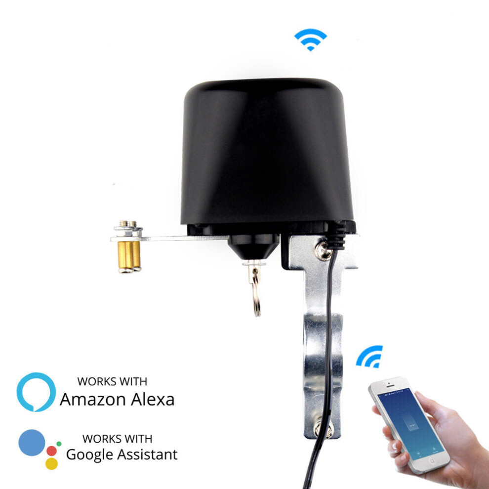 Plug Wifi Smart Valve Switch Home Automation System Valve Control for Gas Or Water Voice Control Work With Alexa Google Home
