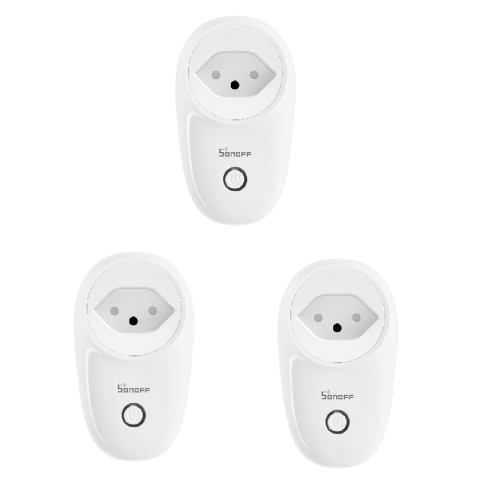 Smart WIFI Socket CH Wireless Plug Power Sockets Smart Home Switch Work With Alexa Google Assistant IFTTT,10Pcs S26 10A AC90V-250V