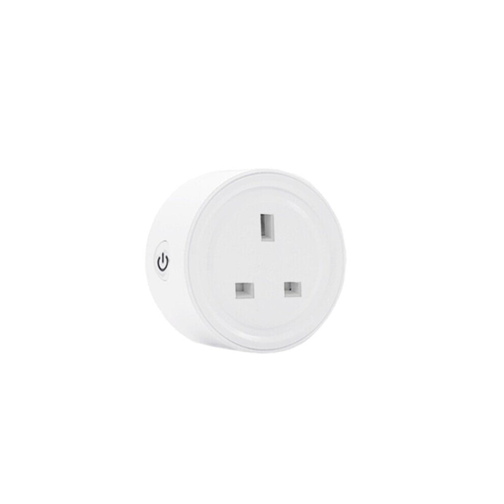 UK Plug Smart Socket Mini Switch Voice Control Plug Works with Alexa Google Home