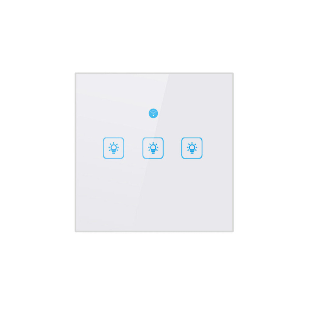 (3CH) EU Standard 1/2/3 Gang WIFI Touch Wall Switch 250V 2A/400W