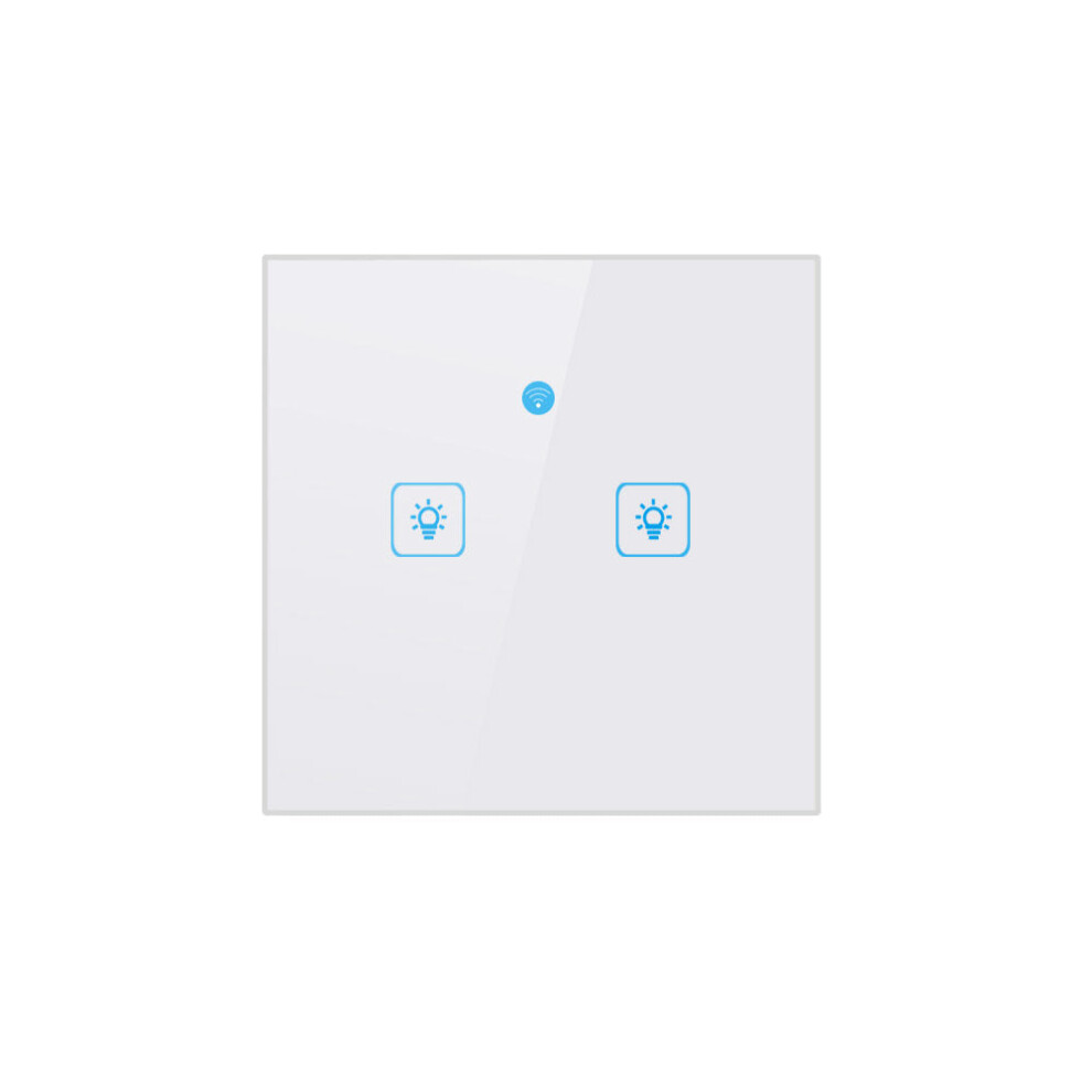 (2CH) EU Standard 1/2/3 Gang WIFI Touch Wall Switch 250V 2A/400W