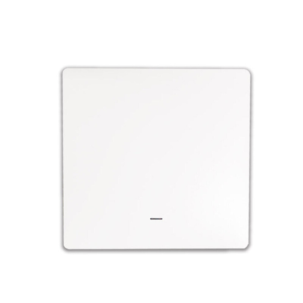 (1CH) WIFI Smart Mechanical Switch Touch Panel Wall Light Switch APP Remote Control Switch Single Live Wire No Neutral Line Switch Support 433Mhz