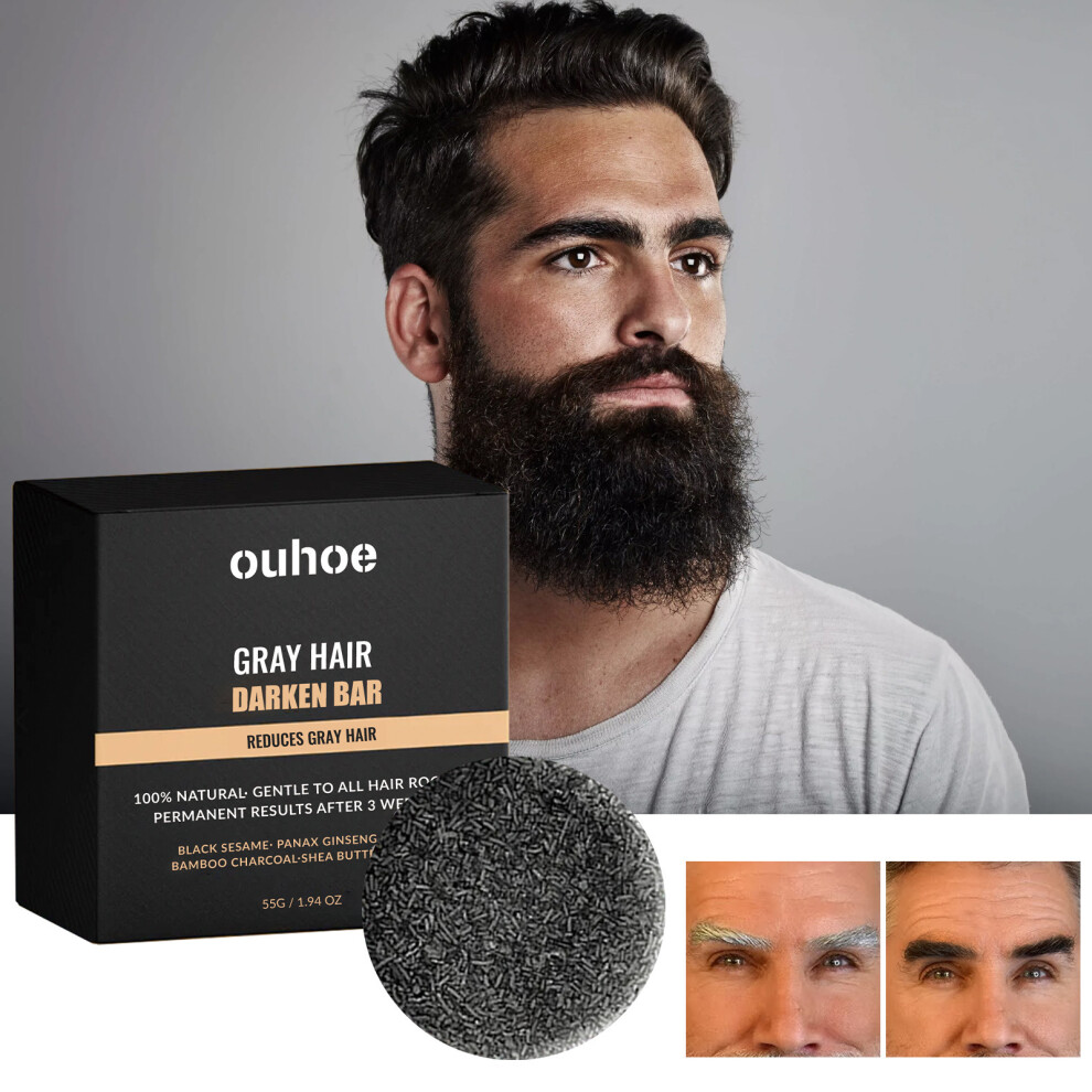 Black Hair Soap - Restorative Scalp Massage Soap For Strengthening