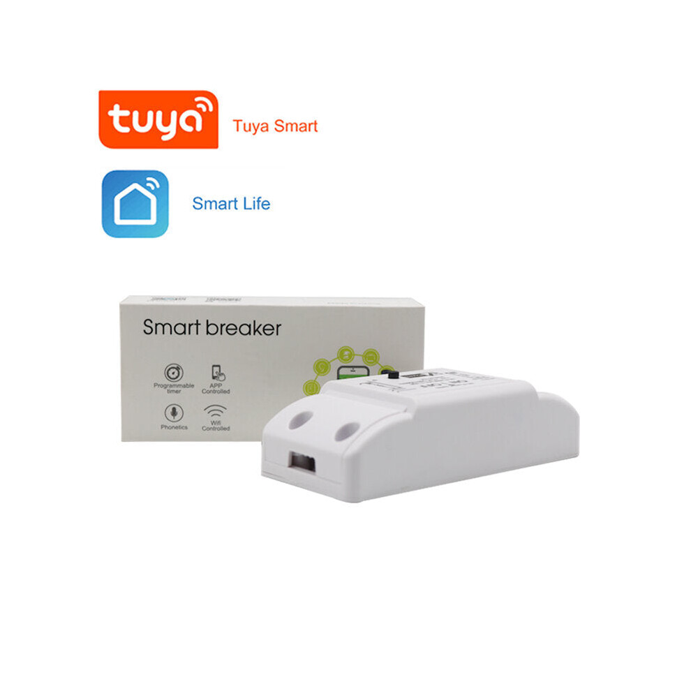 (Tuya) Smart Light Switch Wifi Wireless Remote Controller Breakers Module Works With Alexa Google Home Smartlife Tuya eWelink APP