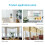 (EU Plug) WiFi Curtain Motor for 36 37mm Tube Alexa Google Home Control Roller Blind Motorized Shutter Engine 6