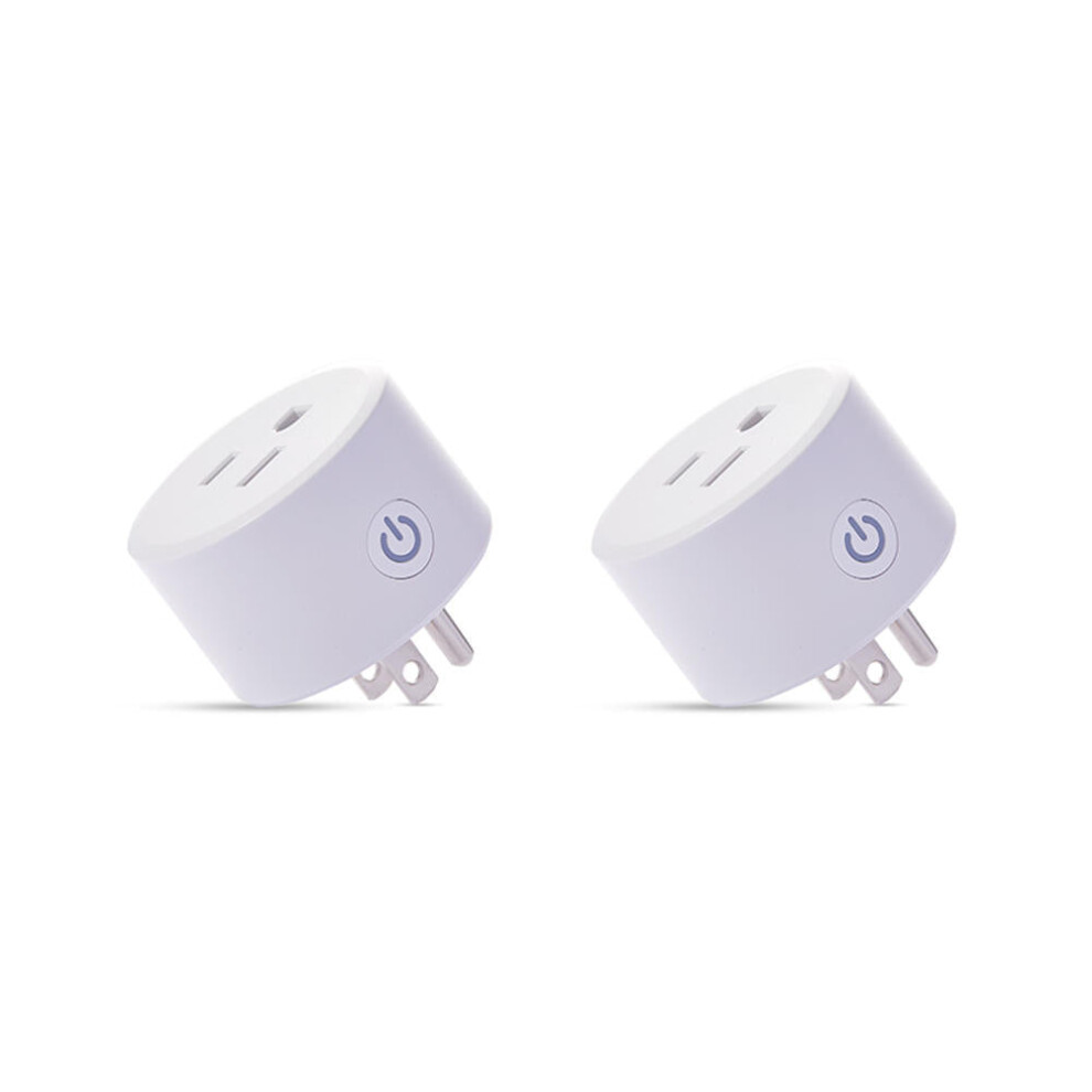 Mini US Smart WIFI Socket Timer Plug Works with HomeKit Technology (iOS12 or +) Alexa Google Assistant 2pcs