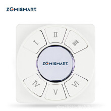 Smart Wireless Switch Wall Remote with Push Button Works with Alexa Google Home 6 Channels