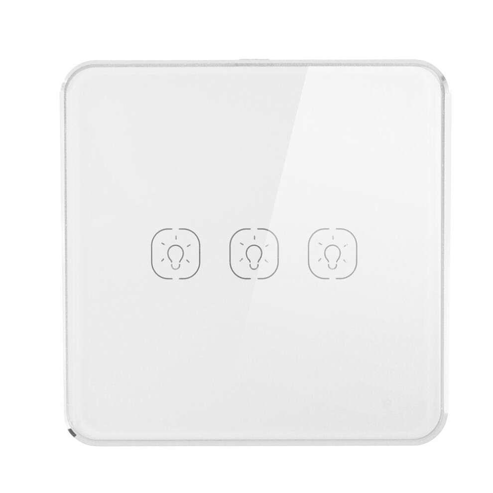(3CH) Smart Wall Switch Module No Neutral Working with Tuya Hub Touch Button With App Control Powered by TuYa