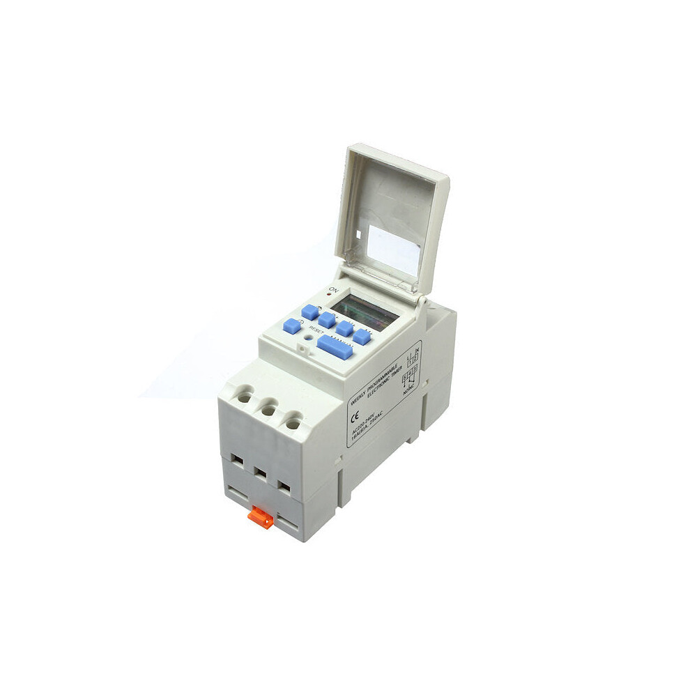 Rail Digital Programmable Timer Switch 220-240V 16A