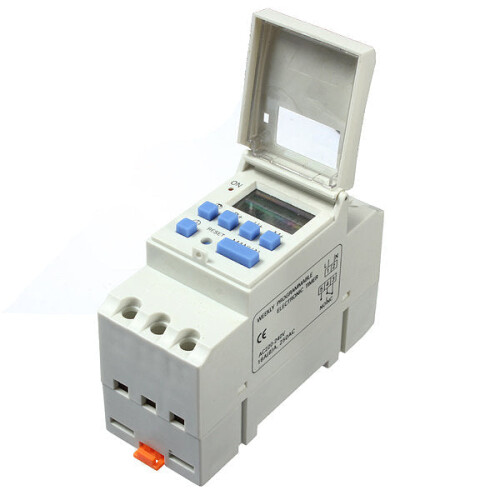 Rail Digital Programmable Timer Switch 220-240V 16A 1