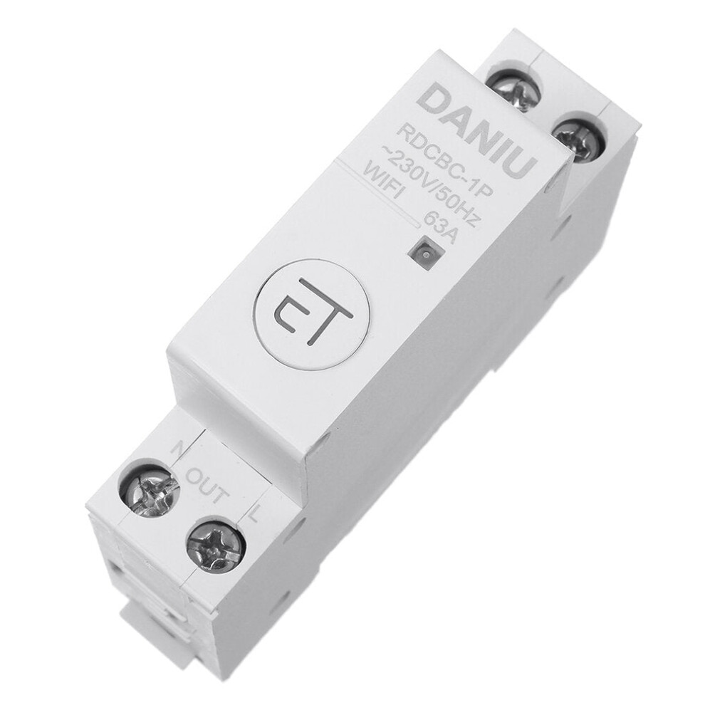 (32A) Din Rail WIFI Circuit Breaker Smart Timer Switch Relay Remote Control By EWeLink APP Smart Home Compatiable With Alexa Google