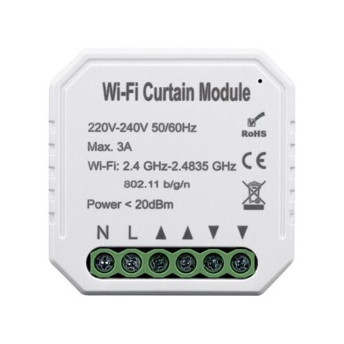 WiFi Smart Curtain Switch Module Roller Blinds Shutter Motor Tuya APP Remote Control Work with Alexa Google Home 1