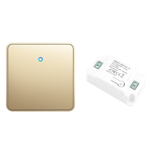 (1 Way 1 Control) WiFi 433Mhz Smart Switch Mobile Phone APP Voice Wireless Remote Controller Timer Work With APP Smart Life