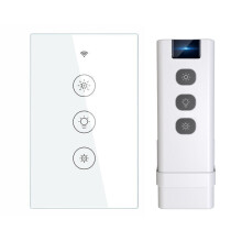 (switch US+Controller) WiFi RF Smart Light Dimmer Switch 2/3Way Muilti-Control Smart Life/Tuya APP Control Works with Alexa Google Voice Assistants