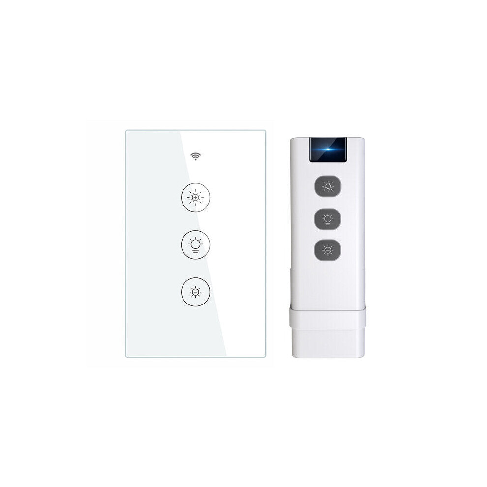 (switch US+Controller) WiFi RF Smart Light Dimmer Switch 2/3Way Muilti-Control Smart Life/Tuya APP Control Works with Alexa Google Voice Assistants