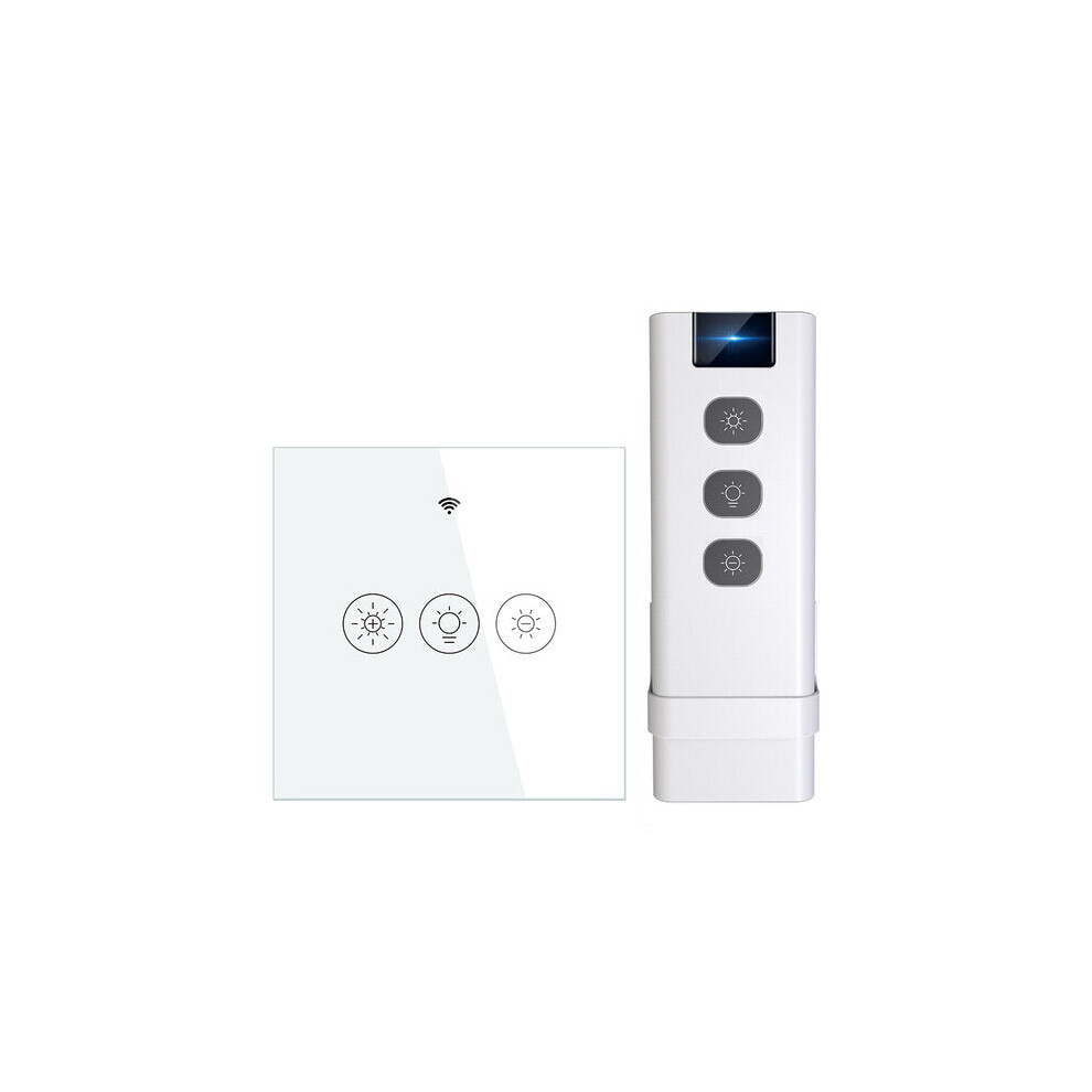 (switch EU+Controller) WiFi RF Smart Light Dimmer Switch 2/3Way Muilti-Control Smart Life/Tuya APP Control Works with Alexa Google Voice Assistants