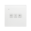 (Black) WiFi Curtain Switch EU Standard Smart Touch Switch Compatible with Alexa Google Home 2