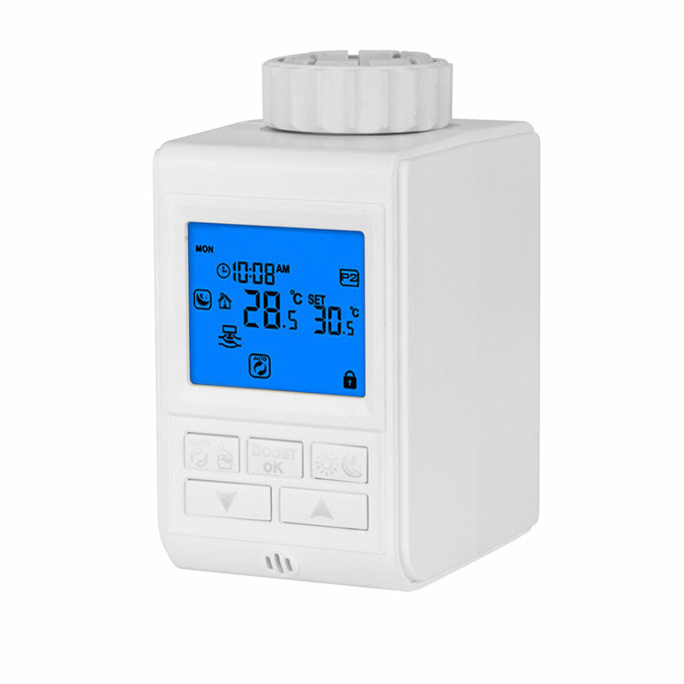 (Valve Controller) Smart Programmable Thermostat Heater Temperature Controller Heating Accurate Battery Powered TRV Thermostatic Radiator Valve Contro