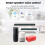 (White, 10A) Smart Breaker Mobile APP Voice Control 10A 16A Hidden Dual-control Switch 4