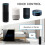 (Black) Fan Speed Control Touch Switch WiFi+RF Smart Deluxe Crystal Panel Switch App Remote Control 90V 250V EU Wireless Switch 5