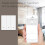 (3Gang - switch) Smart 1/2/3 Gang Scene Switch Key Switch Wireless Mobile Phone Remote Control 6