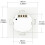 (3CH) Button Light Switch Tuya ZB Hub Required APP Remote Control Work with Alexa Google Home 3.0 Push 3