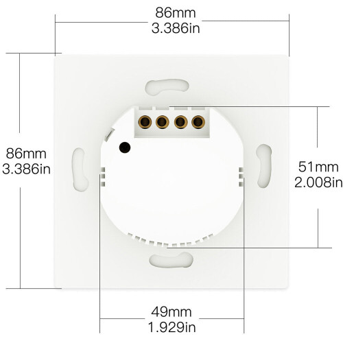 (3CH) Button Light Switch Tuya ZB Hub Required APP Remote Control Work with Alexa Google Home 3.0 Push 2