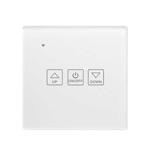 (White) Dimmer Switch EU Standard Smart Touch Switch Compatible with Alexa Google Home WiFi+RF433