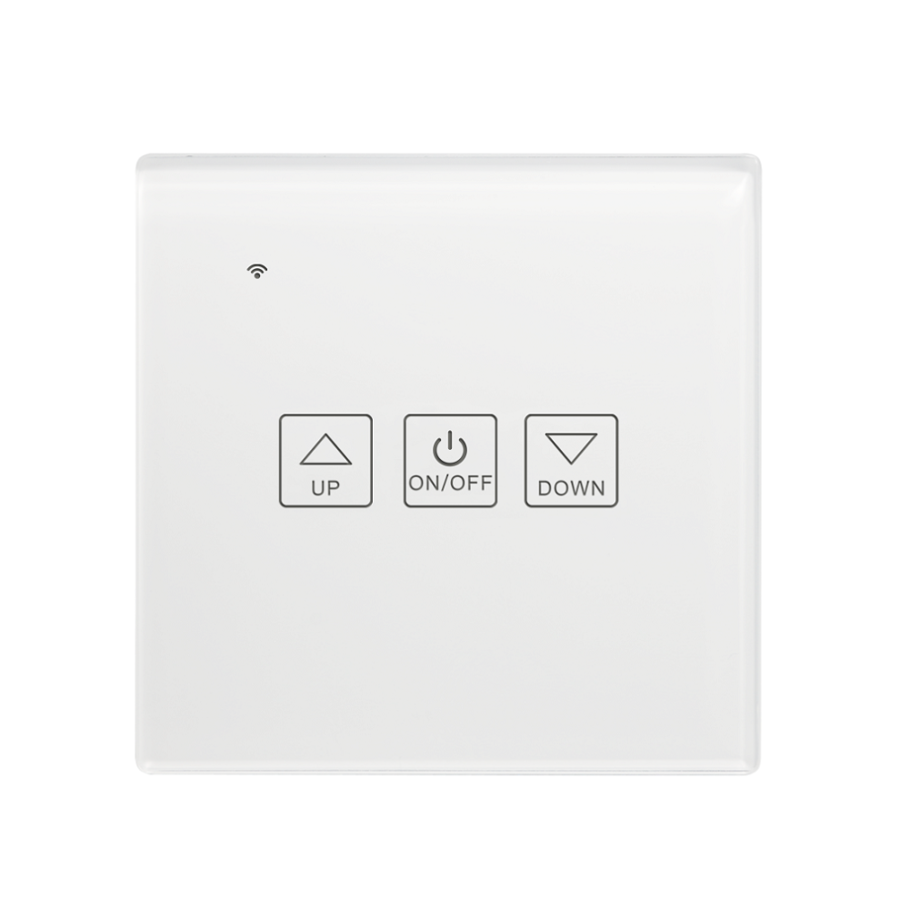 (White) Dimmer Switch EU Standard Smart Touch Switch Compatible with Alexa Google Home WiFi+RF433