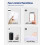 (2pc2 Gang  switch+2pc controller white) WiFi Light Switch 220V RF 433MHz With Breakers Remote Control Delay Module DIY Timer Switch Works With Alexa Google Home 5