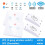 (2pc2 Gang  switch+2pc controller white) WiFi Light Switch 220V RF 433MHz With Breakers Remote Control Delay Module DIY Timer Switch Works With Alexa Google Home 11