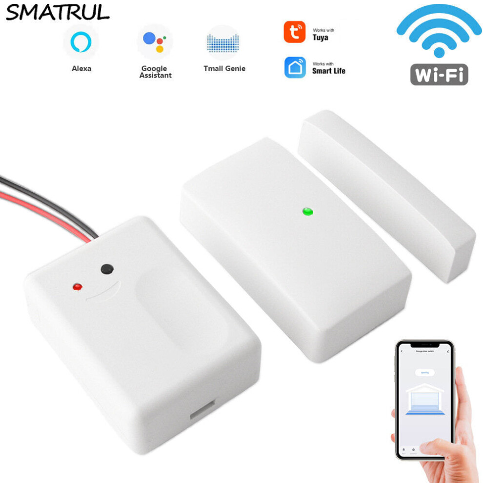 Wireless Tuya WiFi Garage Door Switch Controller Smart Phone Remote Control Switch Work with Amazon Alexa Google Assistant