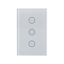 (White) Wifi US Curtain Switch Mobile Phone Remote Control Works with Amazon Alexa Google Home