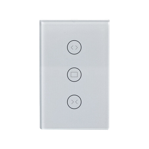 (White) Wifi US Curtain Switch Mobile Phone Remote Control Works with Amazon Alexa Google Home