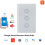 (White) Wifi US Curtain Switch Mobile Phone Remote Control Works with Amazon Alexa Google Home 3