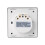 (Gold) WiFi Curtain Switch Type 86 EU Standard Metal Frame Brushed Wall Curtain Switch 5