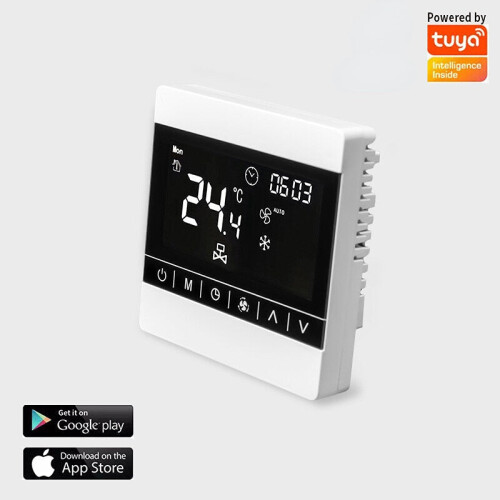 Smart Digital Display Temperature Controller Switch Panel Water Floor Heating Thermostat 2
