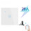 (White) Smart 20A High Power Water Heater Switch APP Timing Control Touch Panel Voice Control Works with Alexa/Google Home 5