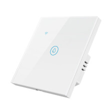 (White) Smart 20A High Power Water Heater Switch APP Timing Control Touch Panel Voice Control Works with Alexa/Google Home