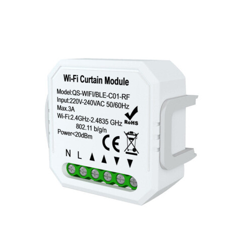 WIFI Curtain On-off Device RF Radio Frequency Voice Control Timing Function Intelligent Switch Module 2