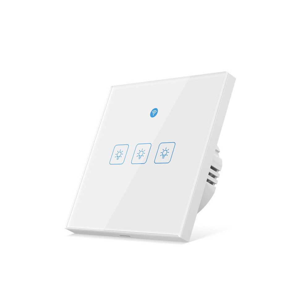 (3 Gang) Wifi Smart Touch Remote Control Switch Radar Motion Sensor Panel Works With Amazon Alexa Google Home 6112211882932