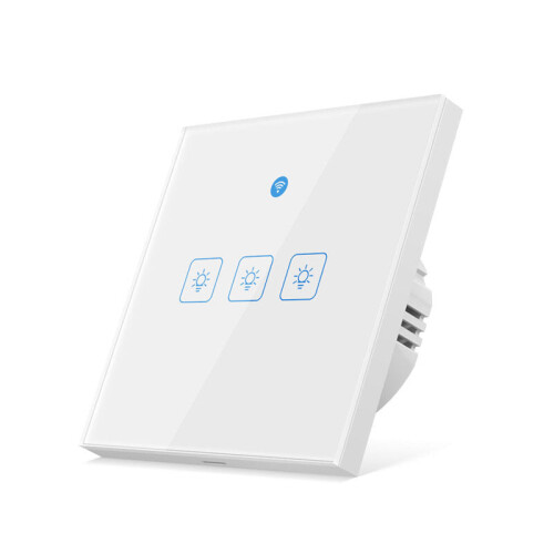 (2 Gang) WiFi Smart Touch Remote Control Switch Radar Motion Sensor Panel Works with Amazon Alexa Google Home 1