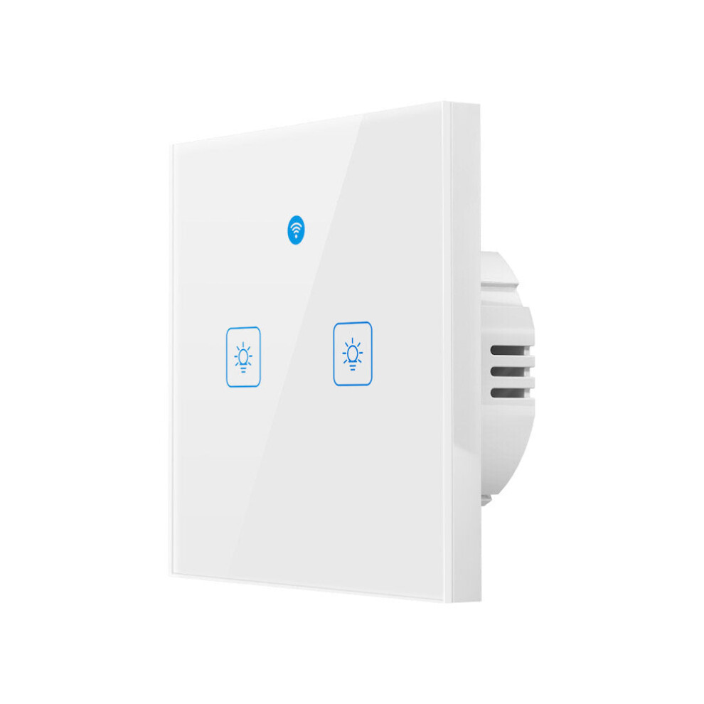 (2 Gang) Wifi Smart Touch Remote Control Switch Radar Motion Sensor Panel Works With Amazon Alexa Google Home 6112211882918