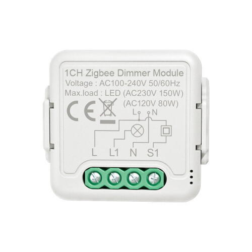 Dimmer Module Light Switch Module Light Control Mobilephone APP Remote Control Intelligent Home Voice Control 1 Gang 1