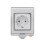 (DE Plug) Waterproof WIFI S55 Smart Socket Switch UK/AU/US/FR/DE/ZA Multiple Version Wifi Socket Works With Alexa Google Home 12