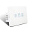 (Black) WiFi+RF433 Smart Fan Speed Control Touch Switch US Standard Deluxe Crystal Panel Switch Tuay App Remote Control 2